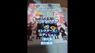 Night in the Woodsコレクターズ・エディション開封動画