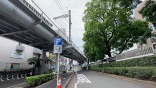 江ノ電線路沿い 私がいつも走る　藤沢駅から自転車で江の島駅までの行き方