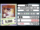 《遊戯王買取相場/125枚》8月14日～8月15日《200円以上騰落》#遊戯王OCG