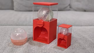 【物理確定ガチャ】1個専用ガチャガチャ作ってみた【3Dデータ公開】