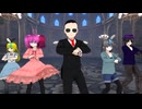 【オリキャラMMD 少年少女大戦】Gangnam Style【ワンダーA with 男1人】