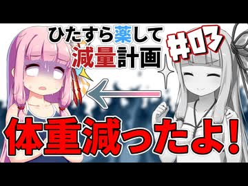 【リバウンド】ひたすら薬して減量計画～内臓脂肪減少薬「アライ」チャート～#03【ダイエット】