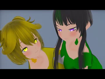 【オリキャラMMD】 KLOWN B!TCH【アスピー＆タートゥ】