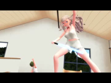【MMD】Rock N'Roll！にブロックを蹴散らすルべシアたん
