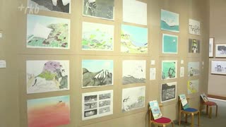 「絵本は時間が流れない滞在時間、自由に選べる魅力」　”猫が案内する絵本作家二人展”