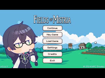 【Fields of Mistria】冬色のFields of Mistria その１【CeVIO実況プレイ】