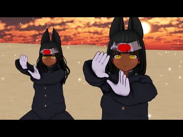 【オリキャラMMD 少年少女大戦】 ソーラン節【SPINEX】