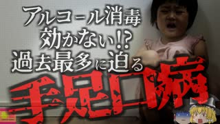 【2024年】特異的な治療法無し「普通のアルコール消毒も効かない」『手足口病』 最悪の場合髄膜炎・脳炎になり重症化するリスクも 過去10年で最多の感染数に迫る 防ぐためにはどうすれば？【ゆっくり解説】