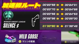 【F-ZERO99】忙しい人の為のミラーサイレンスが４秒速くなる加速板攻めルート解説