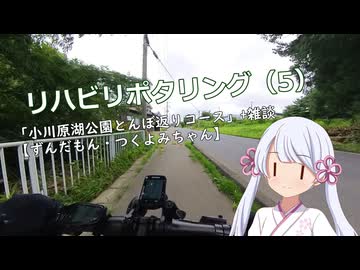 リハビリポタリング(5) 「小川原湖公園とんぼ返りコース」+雑談 【ずんだもん・つくよみちゃん】