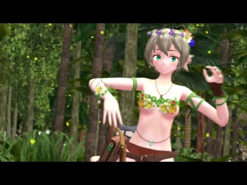 【MMD】ホームでメルラメラーヌちゃんがポジティブに踊ってた