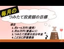 毎月のつみたて投資額の目標