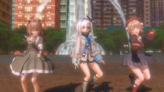 【MMDホロライブ】one more kiss - 天音かなた ・ るるど ・ しぐれうい