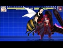 [MUGEN]Qbeeがリクエストより里中千枝やその他のキャラを標的にする[リョナ]