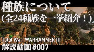 【初心者向け】Total War: WARHAMMERⅢ「種族について」｜ここTW007