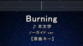 カラオケ♬ Burning - 羊文学 【ガイドメロディなし】 インスト, 歌詞 ふりがな