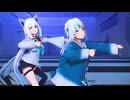 【MMD ホロライブ 4K/60fps】《Gawr Gura (がうる・ぐら) Shirakami Fubuki (白上フブキ)》~《HYOLYN(효린) 'SAY MY NAME(쎄마넴)'》