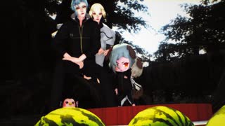【MMD刀剣乱舞】流し刀犬はじめました（No title）【刀犬G with 源氏】