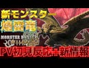 【PV初見反応&新情報紹介】新モンスター、煌雷竜と刺花蜘蛛がカッコよ美しすぎる｜モンスターハンター：ワイルズ