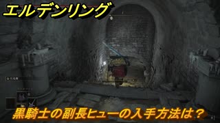 エルデンリングDLC　黒騎士の副長ヒューの入手方法は？　DLC遺灰の場所　＃２２７　【ELDEN RING】