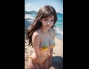 Beautiful woman in bikini