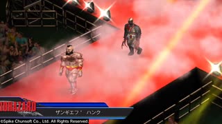 「バイオハザードVSストリートファイター」＃2　ザンギエフ・ハンク　VS　　ハンター・ゾンビ