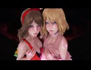 【ポケ〇ンMMD-R15】セレハルが仲良くしているだけ！