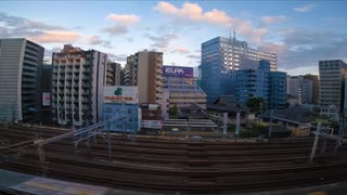 【風景】カメラ初心者によるモノレールから見る朝焼け動画【実況なし】