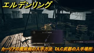 エルデンリングDLC　カーリアの魔術剣の入手方法　DLC武器の入手場所　＃２５６　【ELDEN RING】