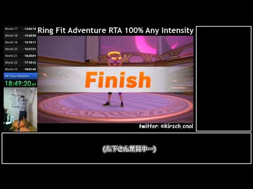 【Part31】リングフィットアドベンチャー RTA 運動負荷1 100％ 24:35:48 【ゆっくり解説】