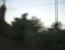 特急ふじかわ11号東海道線区間(静岡駅～富士駅間)を窓から撮った風景　無断使用禁止□