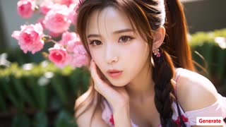 AI Video【Aerith Gainsborough(Final Fantasy)】AI動画【エアリス・ゲインズブールー(ファイナルファンタジー)】①