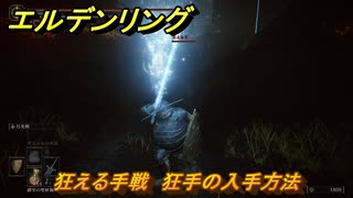 エルデンリングDLC　狂える手戦　狂手の入手方法　DLC武器の入手場所　＃２８８　【ELDEN RING】
