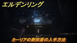 エルデンリングDLC　カーリアの刺突盾の入手方法　DLC盾の入手場所　＃３０４　【ELDEN RING】