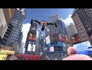 超能力で徐々に股を開かされるJK