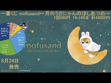 一番くじ　mofusand 〜月のうさにゃんのほしあつめ〜　ロット 一番くじ mofusand 〜月のうさにゃんのほしあつめ〜｜一番くじ