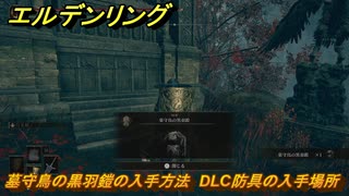 エルデンリングDLC　墓守鳥の黒羽鎧の入手方法　DLC防具の入手場所　＃３２２　【ELDEN RING】