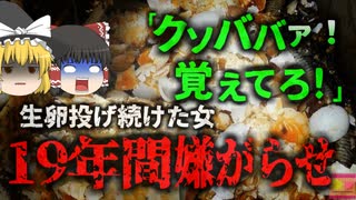【2024年】「クソババァ!覚えとけ!!」生卵を投げつける嫌がらせ　無職女を逮捕 19年間投げられた卵により200万円以上の被害が・・・絶対にやってはいけない迷惑行為【ゆっくり解説】