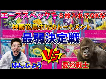 漢には、どんなに絶体絶命な状況でも負けられない戦いがある！【神殿花鳥ポケカトーナメント:最弱決定戦】