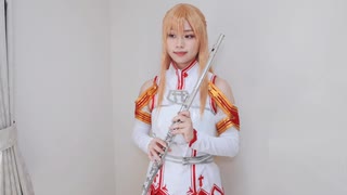 ソードアート・オンライン「crossing field」フルートで演奏してみた