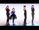 【MMD闘神伝】Sweet Devil Colate Remix【エイジ　カイン　ショウ　エリス】