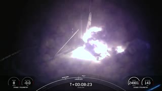 2024/8/28 Falcon 9|Starlink 打ち上げ ブースター着船失敗