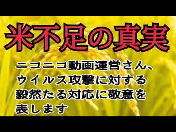 米不足の真実！本当の所を話します