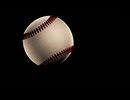Baseball ball approaching. 長尾信太郎