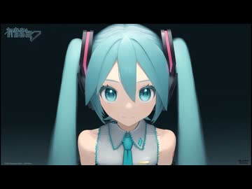 Hatsune Miku V3 Solid 初音ミク (Miku and Mikune) Thank you Anniversary Message Vtuber Miku