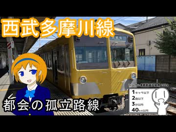 【都会の孤立路線】西武多摩川線に乗ってきた【シンプル車載動画投稿祭2024】