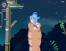 【リョナ】水の女神さん、「WORM」に揉みくちゃにされる！【ミリア戦記DX】【vore】【丸呑み】【ryona】
