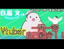 #Vtuber一問一答自己紹介 　白鳥　文(しらとり　ふみ)