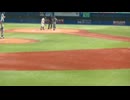 早大ランナー2塁から石郷岡大成がみごなセーフティバントで内野安打（2024年6月1日 早稲田大 対 慶應大）