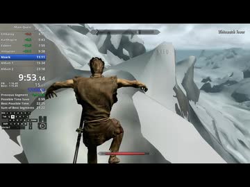 【Skyrim】メインクエストAny%RTA 22分50秒 (LRT)